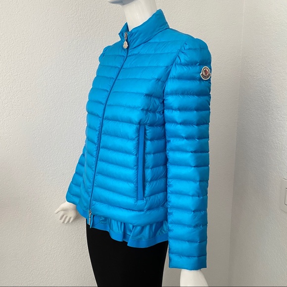 Moncler blue down jacket - Picture 1 of 13